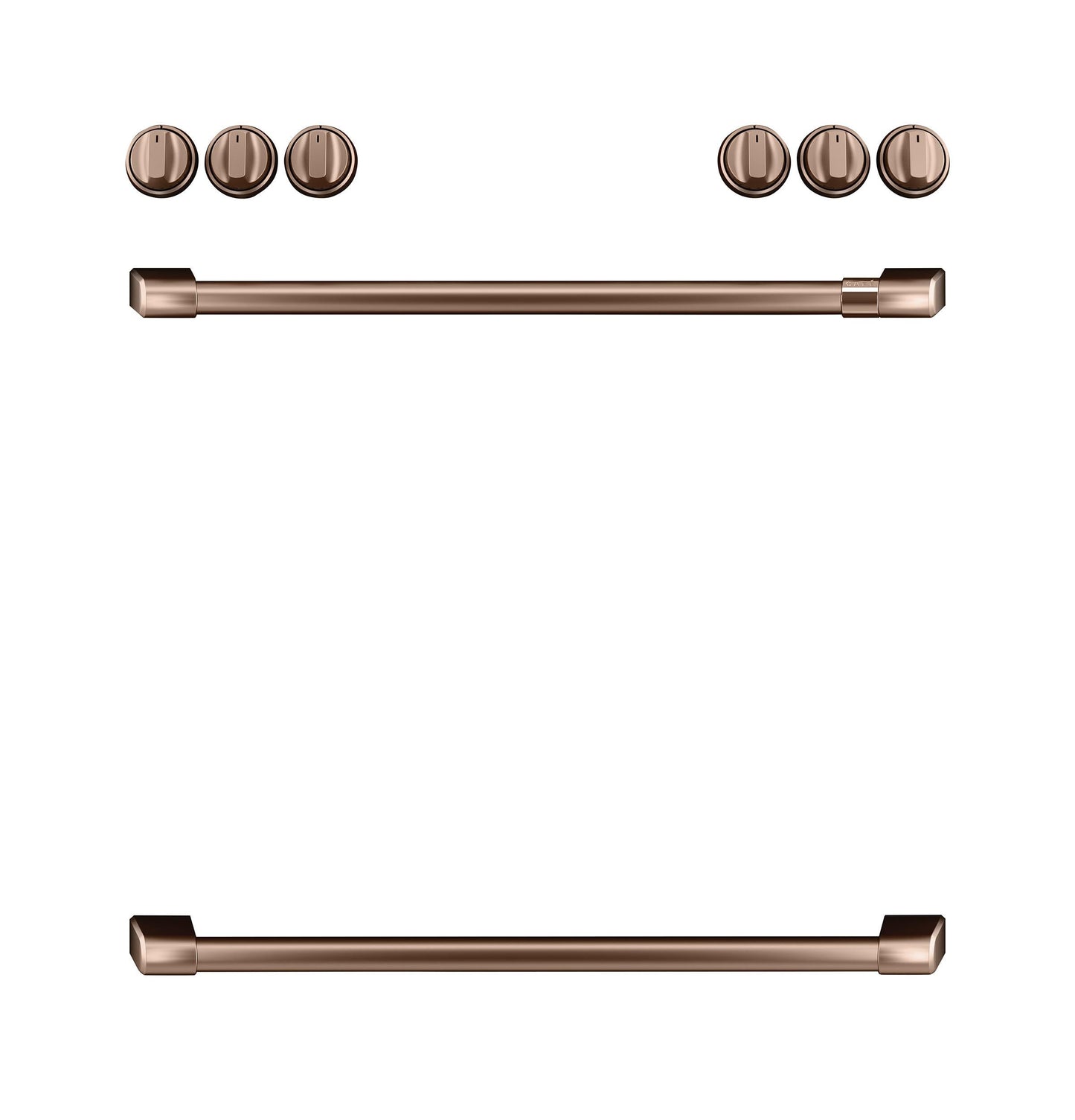 CAFE CXFCGHKPMCU CAFé  Front Control Gas Knobs and Handles - Brushed Copper - CXFCGHKPMCU