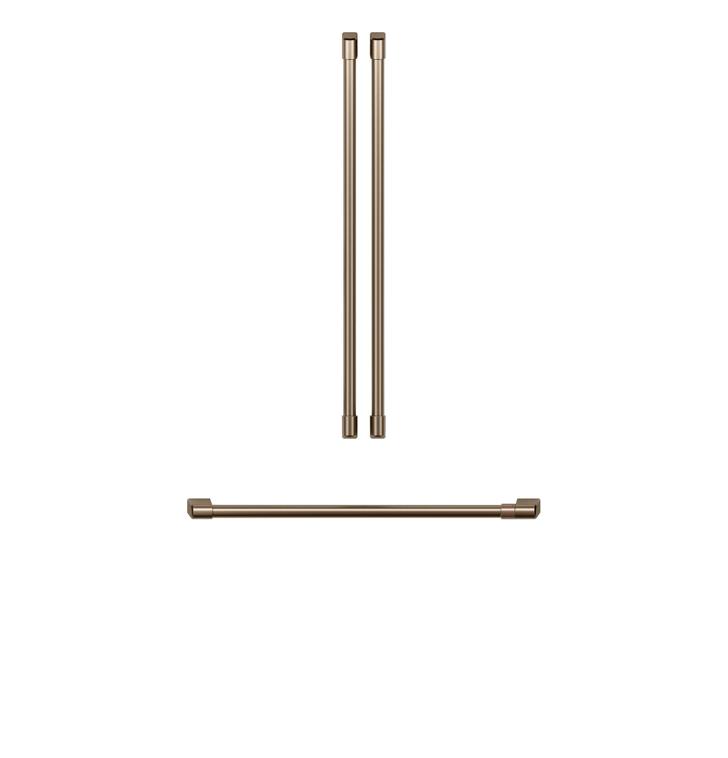 CAFE CXLB3H3PMBZ CAFéRefrigeration Handle Kit - Brushed Bronze - CXLB3H3PMBZ