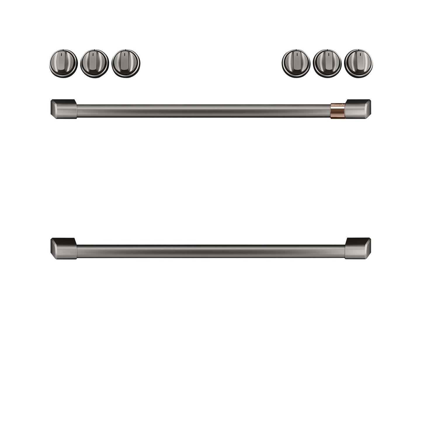 CAFE CXFCGHKPMBT CAFé Front Control Gas Knobs and Handles - Brushed Black - CXFCGHKPMBT