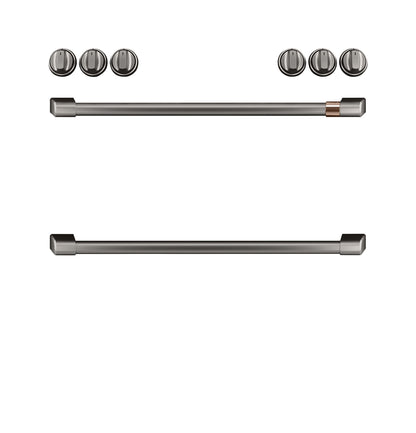 CAFE CXFCGHKPMBT CAFé Front Control Gas Knobs and Handles - Brushed Black - CXFCGHKPMBT
