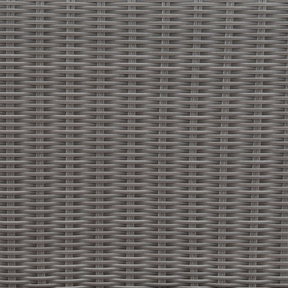 87.4" x 30.3" x 33.9" Natural & Gray, Synthetic Weave & Aluminium, Sofa - 364707