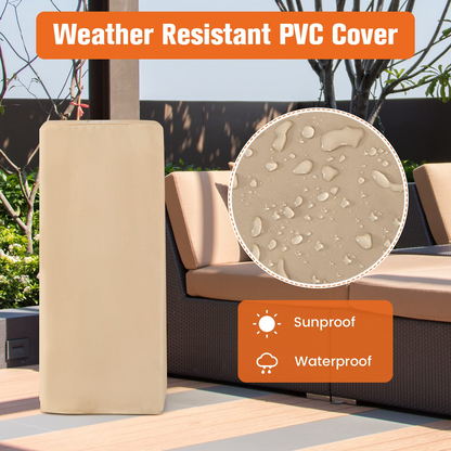 Tangkula 48 Inch Tall Patio Propane Fire Pit Tower - NP10641HS