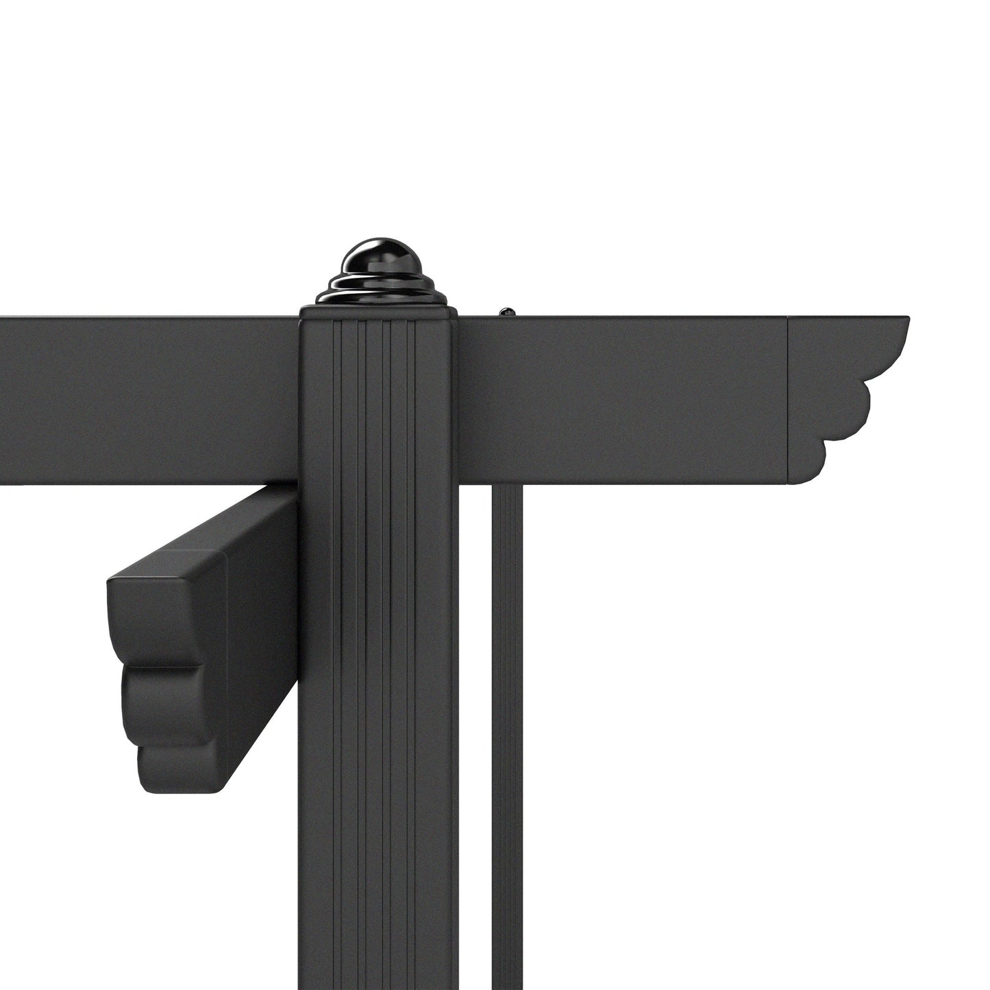 Outsunny 13' x 13' Aluminum Retractable Pergola Canopy, for Garden Patio Backyard Deck, White - 84C-567V00WT