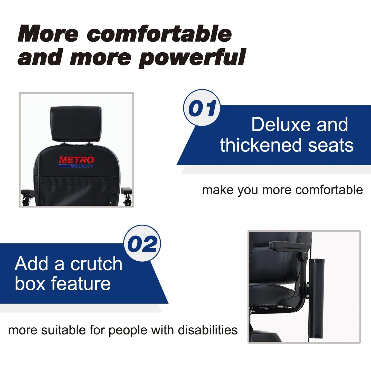 Metro Mobility MAX PLUS Full-Size 4-Wheel Mobility Scooter