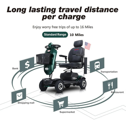 Metro Mobility MAX PLUS Full-Size 4-Wheel Mobility Scooter